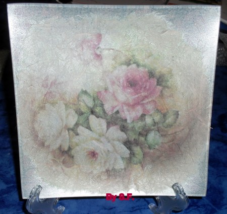 Prato Decorativo em Vidro Mod.6